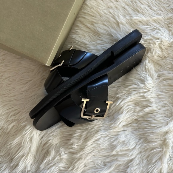 Ted Baker London Buckle Detail Slide Sandal (slide)
BLACK, Size 6 M - Picture 5 of 7